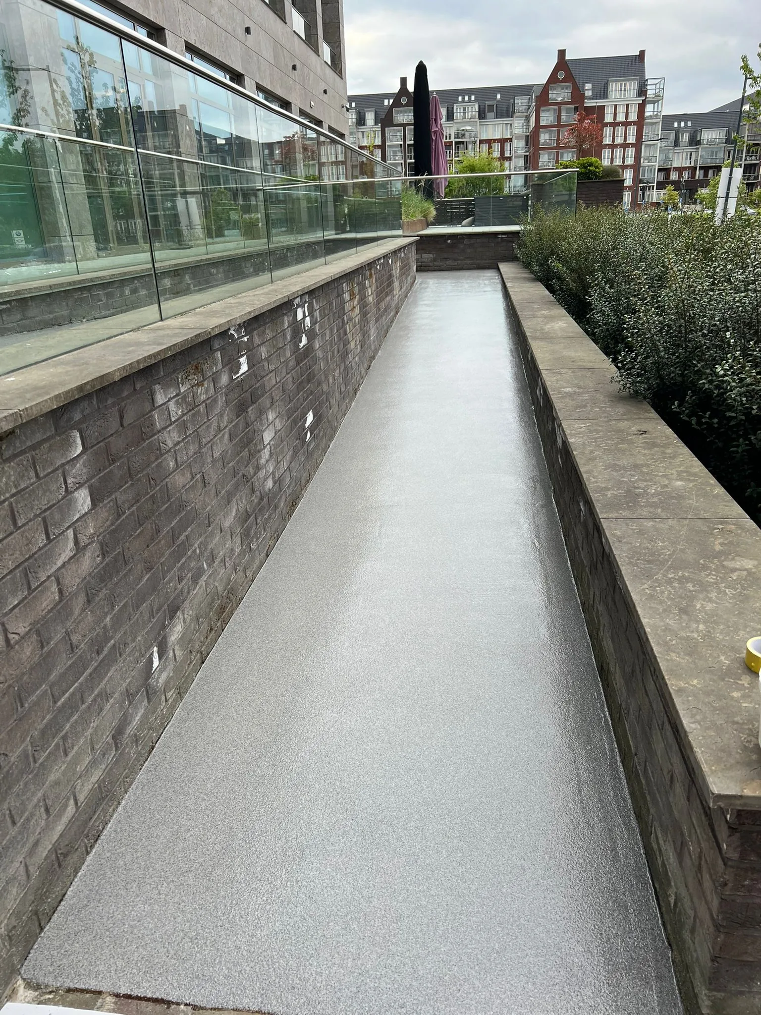 Completec QCF antislipvloer op een invalide-oprit buiten, detail 1