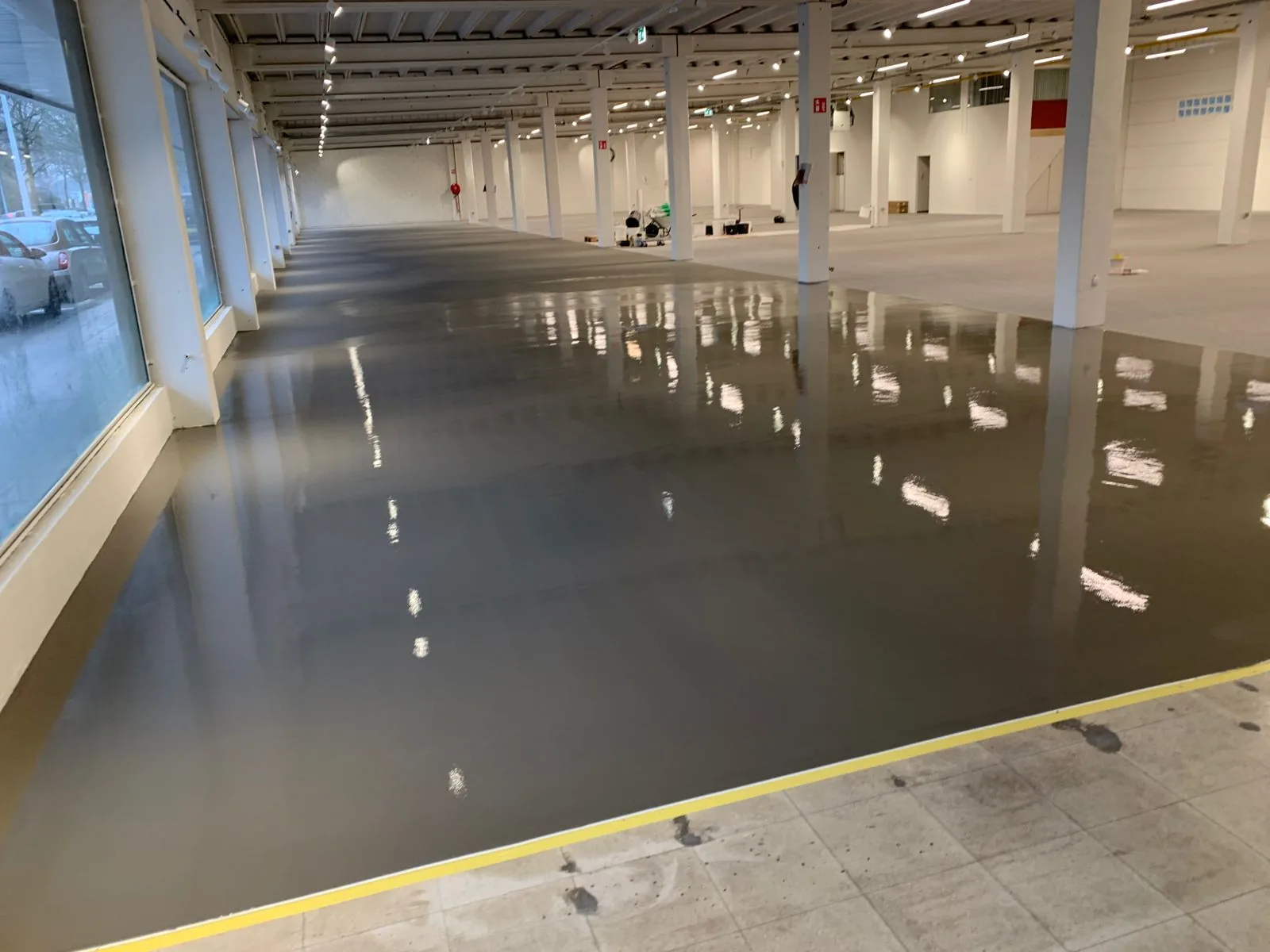 PVC projectvloer van 1.250 m² in een bedrijfsruimte, detail 6