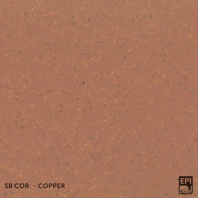 Copper, Superbase Cortica kleur op de vloer