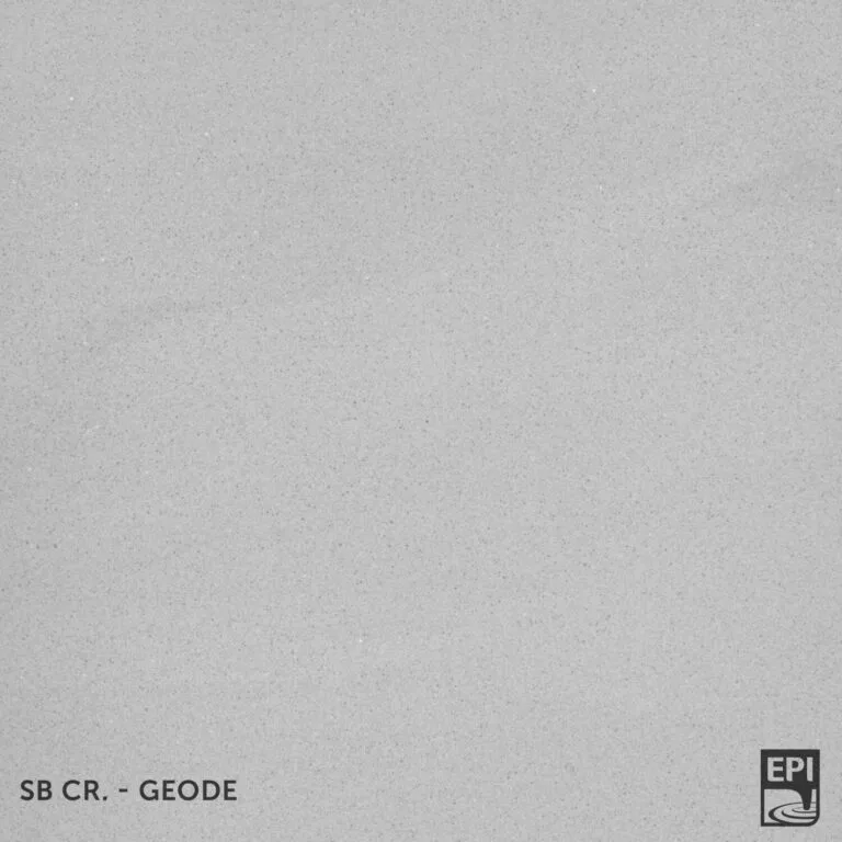 Geode, Superbase Crystal kleur op de vloer