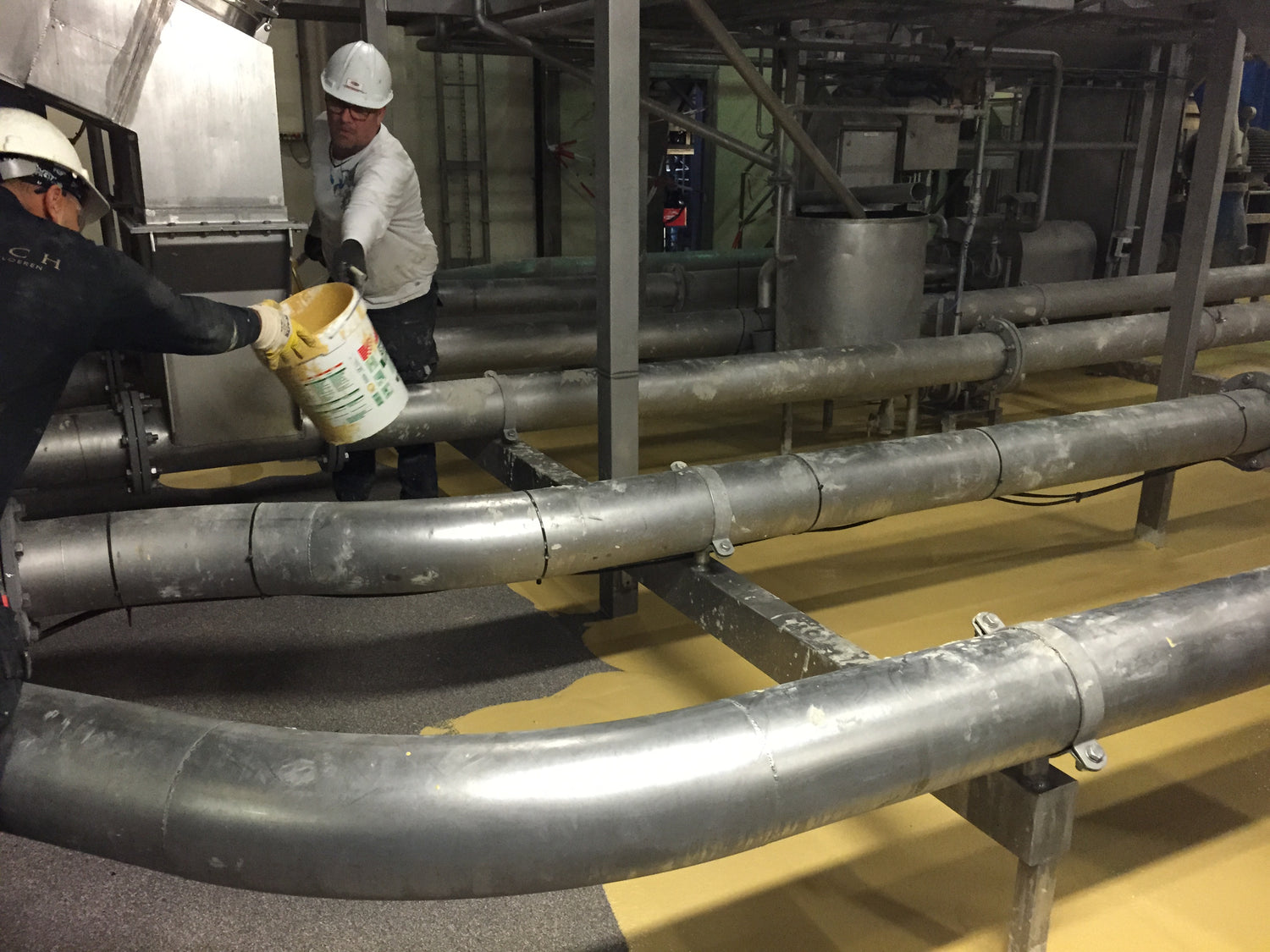 Industrial Factory floor Potatos